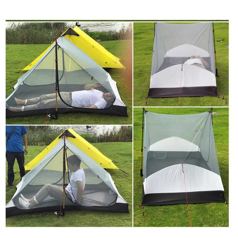 3F UL GEAR High quality 3F ul gear 2 persons 3 seasons and 4 seasons inner of LANSHAN 2 out door camping tent
