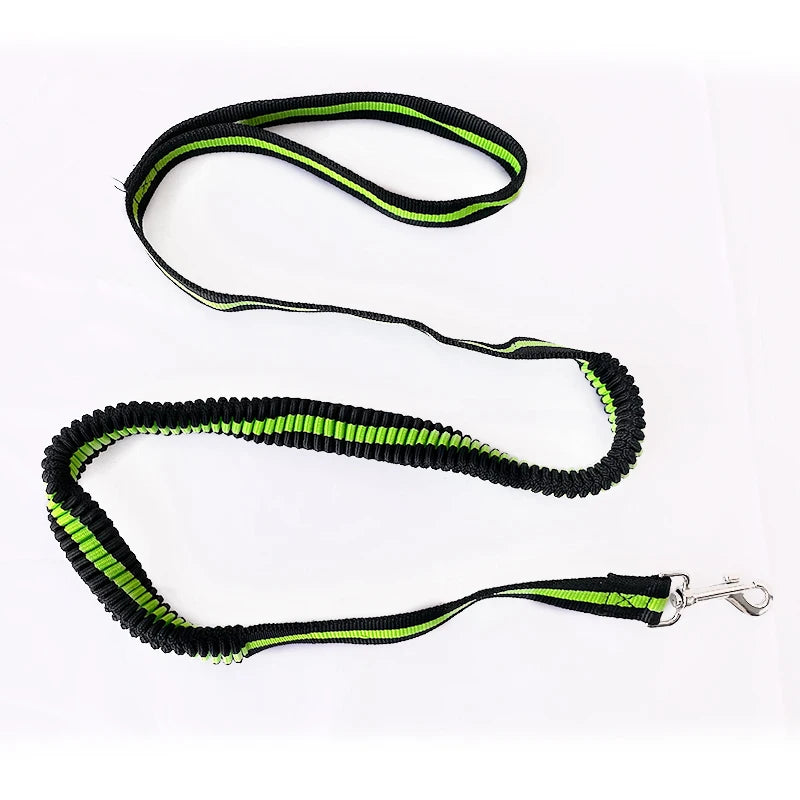 Running Dog Leash Belt for A Run with Dog Reflective Traction Nylon Rope Elastic Belt Dog Running Belt Put Phone Waist Leashes
