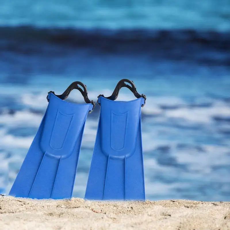 lightweight fins Swim Flippers Diving Frog Shoes Adjustable Ankle Strap Rubber Swim Fins Build Leg Strength diving equipment