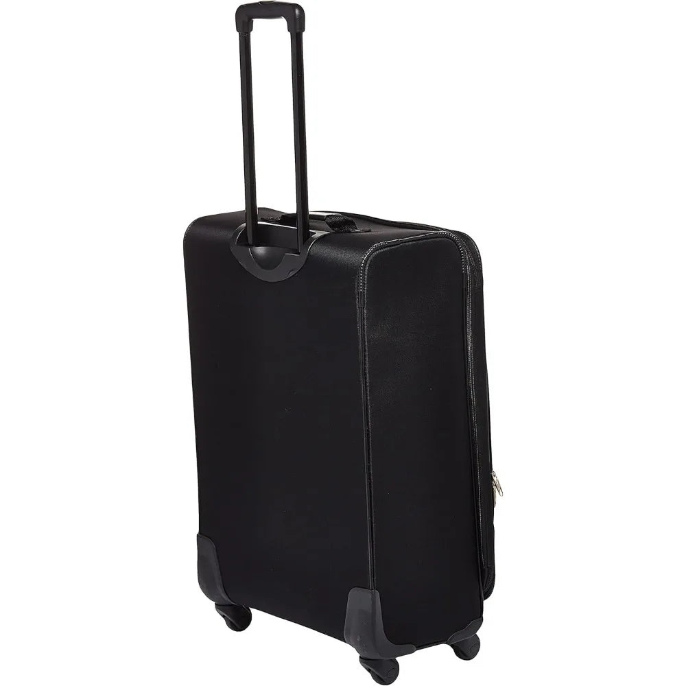 Pop Max Softside Luggage with Spinner Wheels, Black, 3-Piece Set (21/25/29)