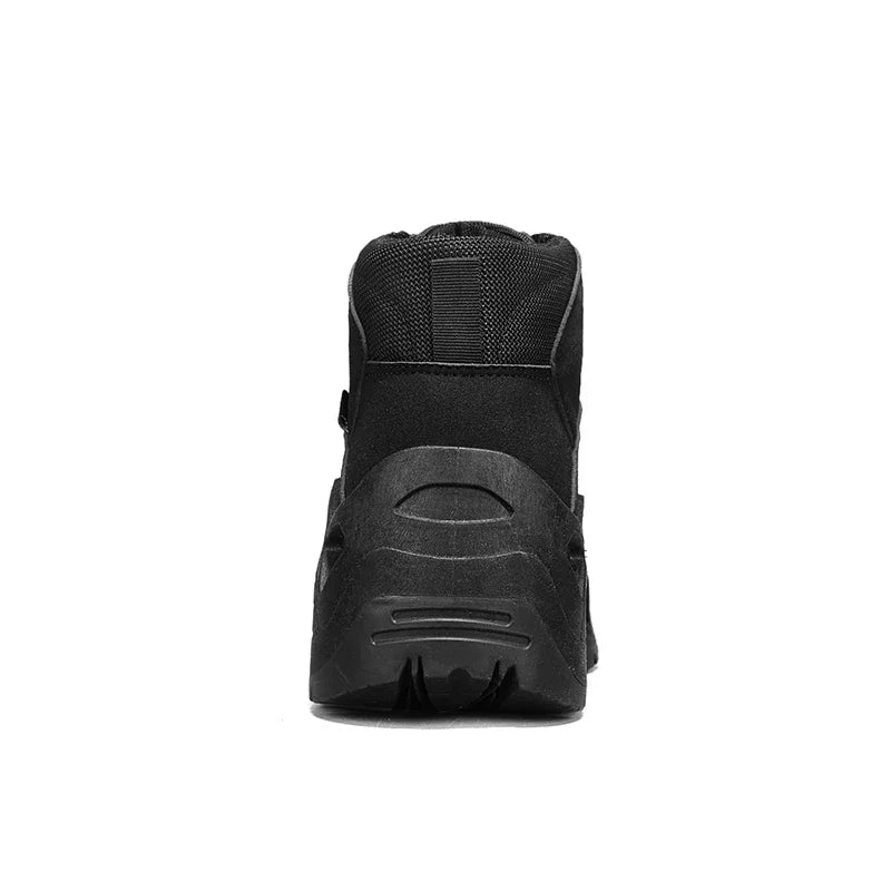 Men's Hiking Boots Outdoor Hiking Anti Slip Training Work Shoes Green Thick Soled Sports Shoes 2025 New Autumn and Winter Boots