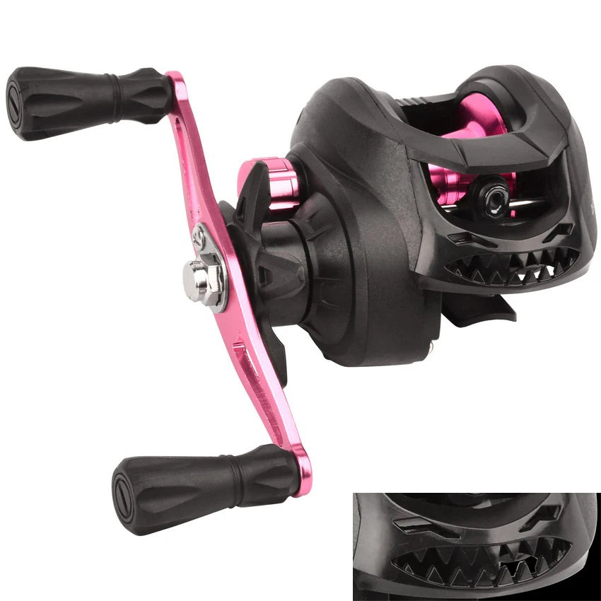 Baitcasting Reel 7.2:1 High Speed Long Shoot Prevent Line Tangling Fishing Reel Fresh Saltwater Reel Fishing Pesca Wheel
