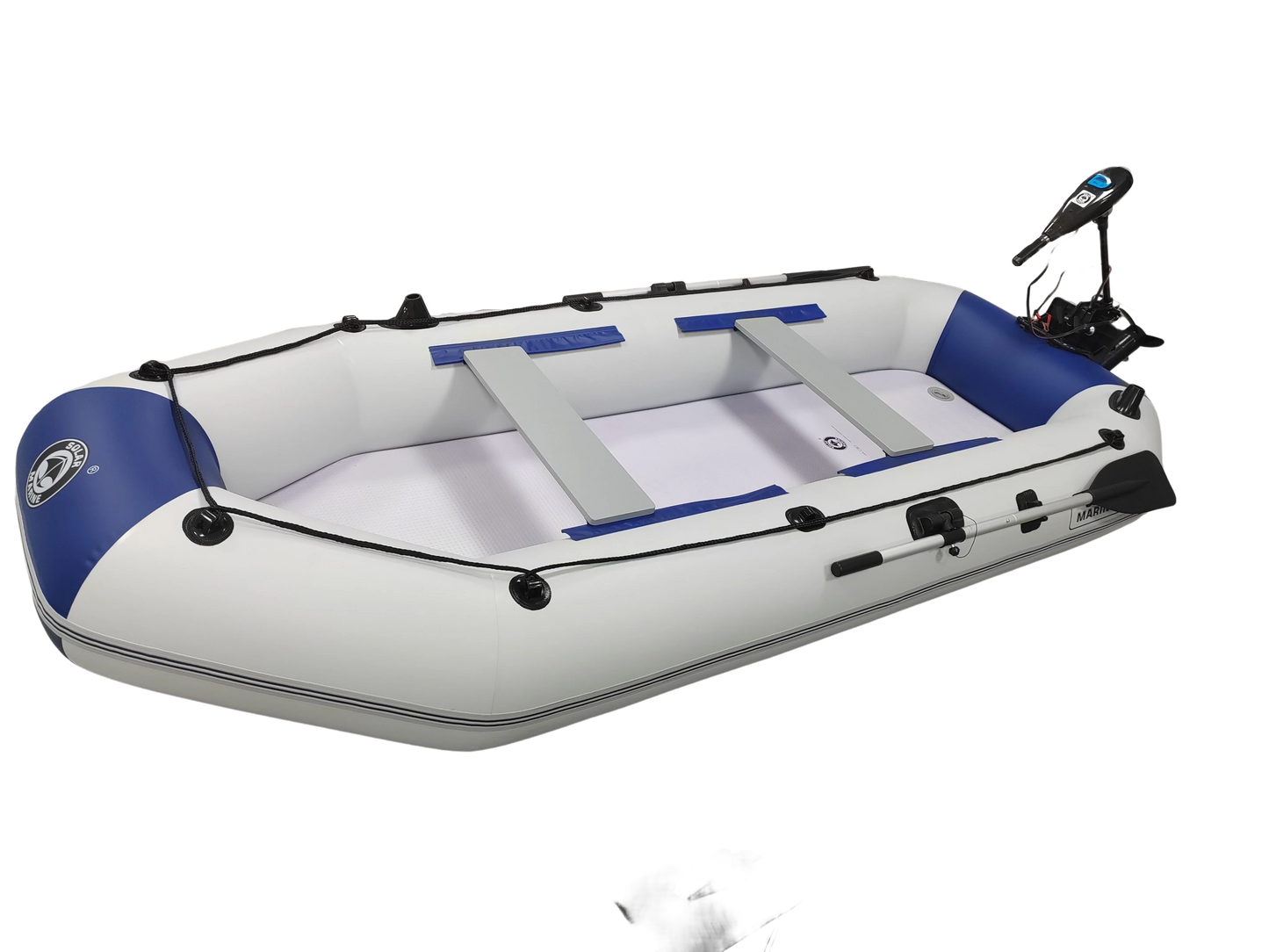 SOLAR MARINE 3M 9.8FT Air Mat Floor Inflatable Fishing Boat Racing Boats and Kayak Surfing Canoe for Adult Outdoor Watersports