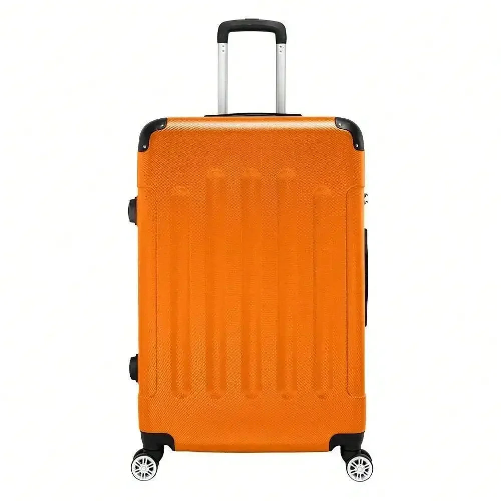 Durable 3Pcs Luggage Set ABS Trolley Spinner 20"/24"/28" Suitcase Hard Shell