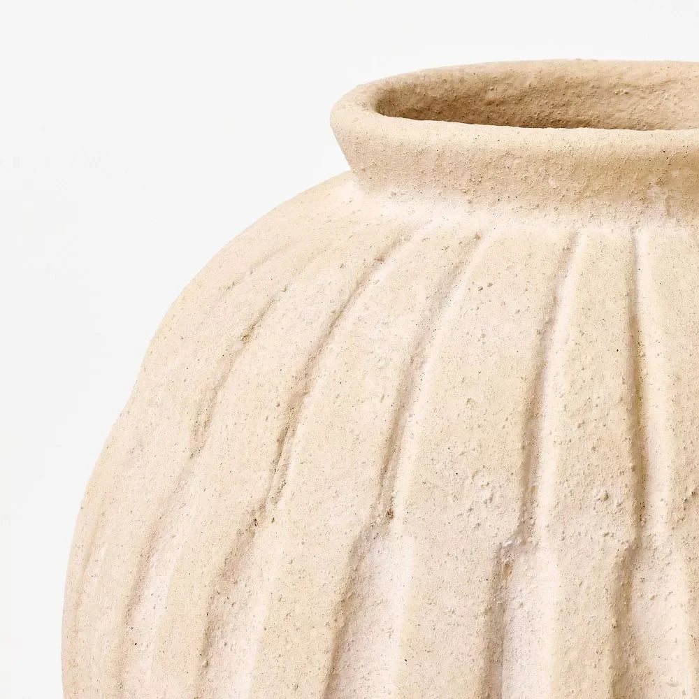 US- High carved ceramic vases