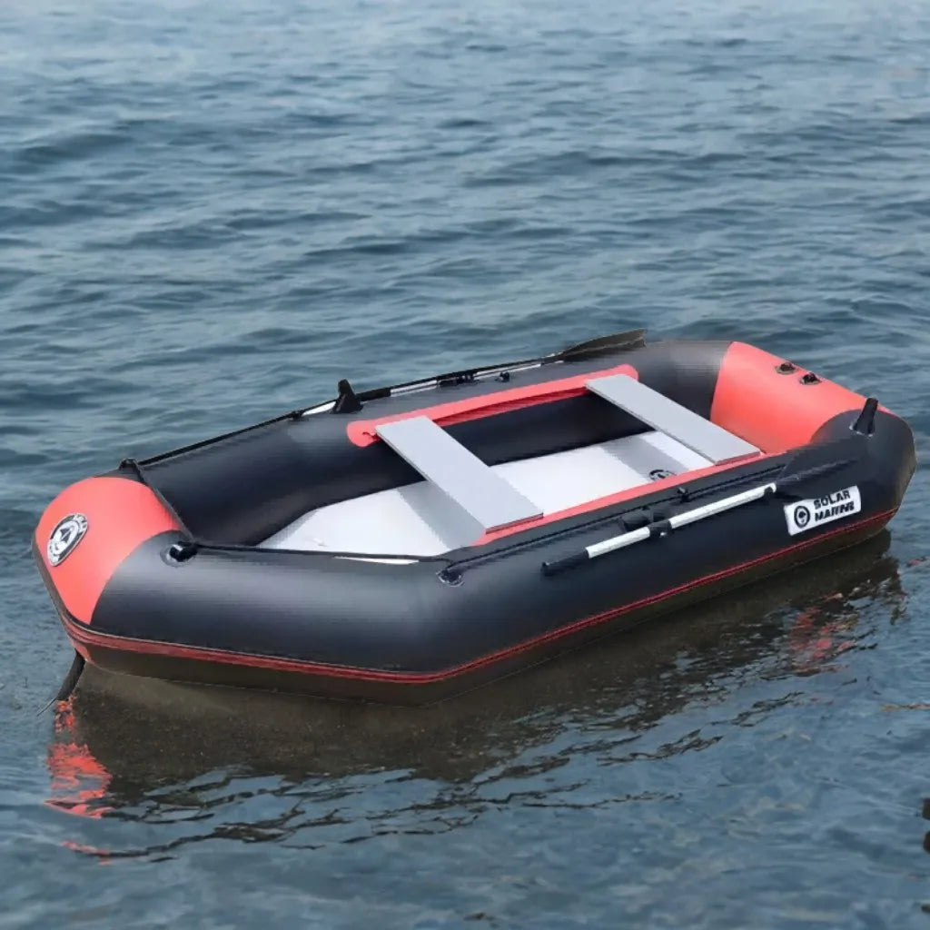 SOLAR MARINE 3M 9.8FT Air Mat Floor Inflatable Fishing Boat Racing Boats and Kayak Surfing Canoe for Adult Outdoor Watersports