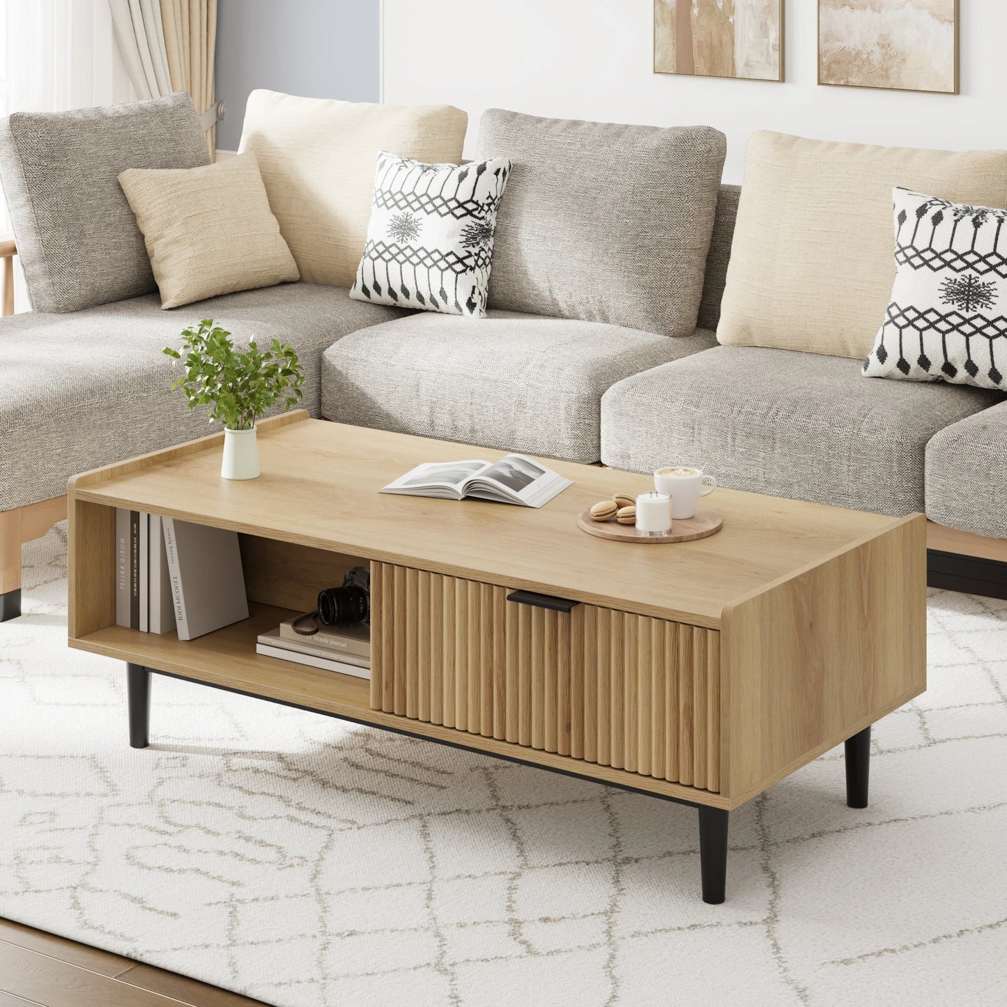 Modern Folding Coffe Table Dressers Sofas Japanese Wooden Coffee Table Luxury Designer Mesa Auxiliar Lounge Suites Furniture