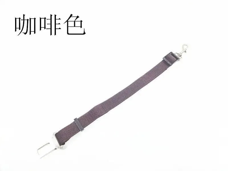 Adjustable Cat and Dog Car Seat Belt Pet Seat Vehicle Harness Lead Clip Safety Lever Traction Dog Collars Accessoires