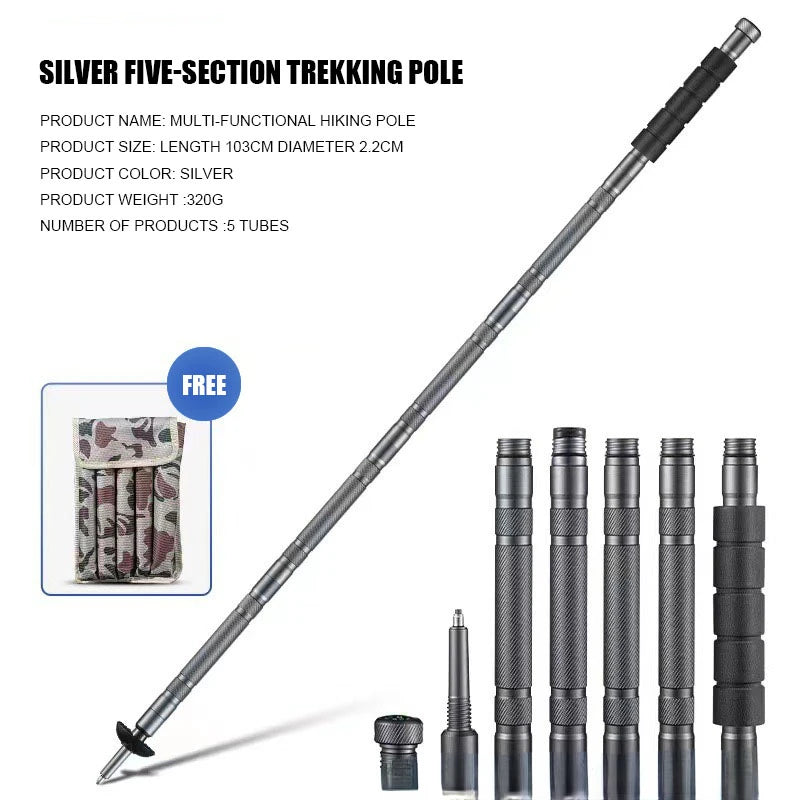 CEOI GWOK Lightweight Compact Trekking Poles Quick Lock System Ergonomic Grip Perfect Trekking Hiking Climbing Trekking Poles