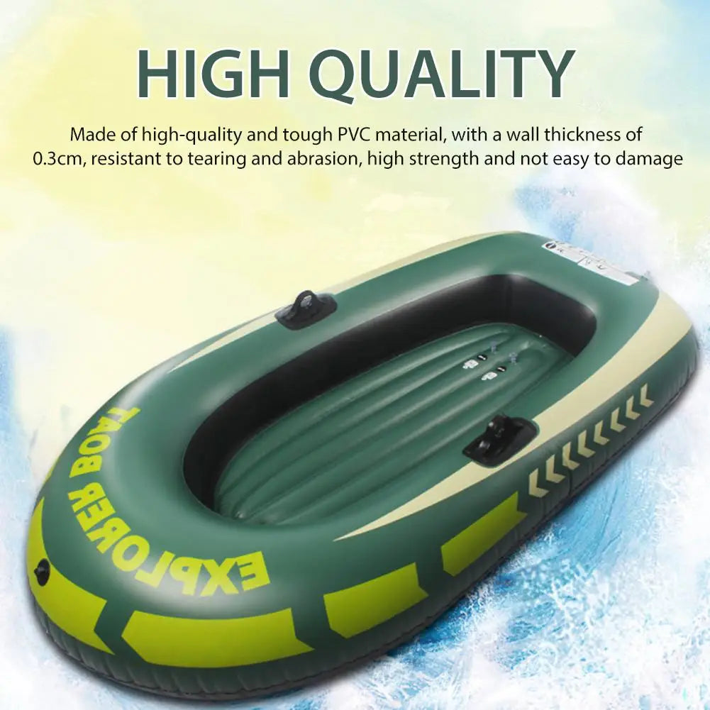 Rubber Boat Thick Wear-resistant Double Iatable Boat 1/2 Person Kayak Fishing Boat Extra Thick Rubber Boat Hovercraft