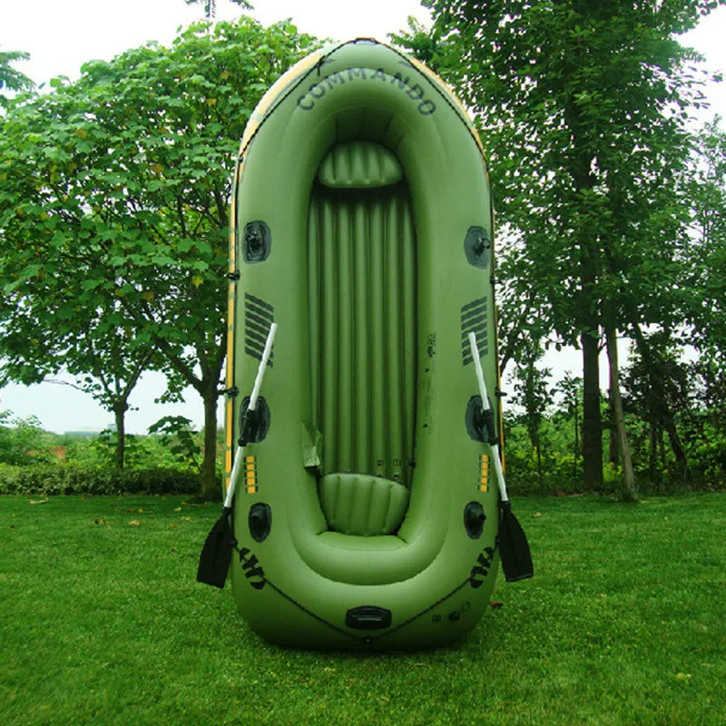 Thicken Inflatable Boat 2 Person 230cm(130cm) Inflatable Rubber Kayak Fishing Boat