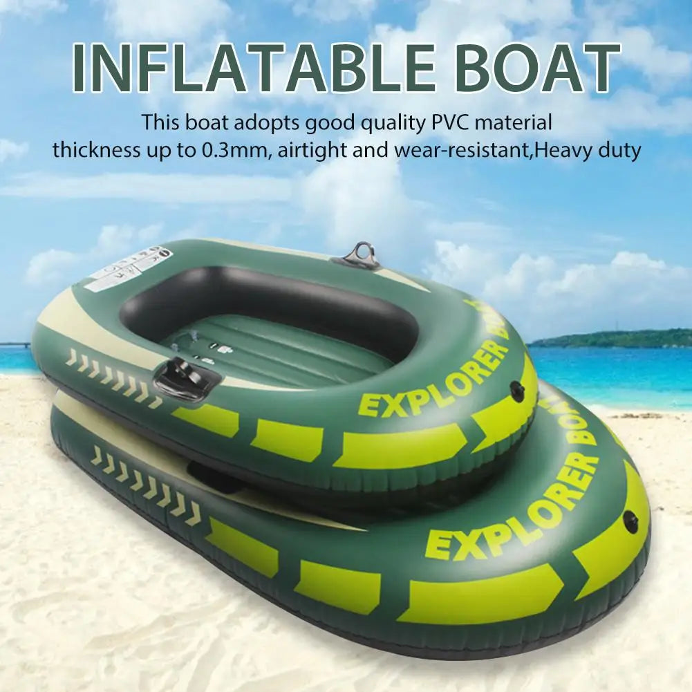 Rubber Boat Thick Wear-resistant Double Iatable Boat 1/2 Person Kayak Fishing Boat Extra Thick Rubber Boat Hovercraft