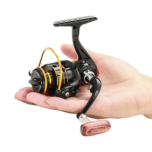 800 series Small Spinning Fishing Reel Metal Coil 5KG Max Drag Ice Lure Saltwater Freshwater Small Fishing Wheel