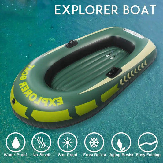 Rubber Boat Thick Wear-resistant Double Iatable Boat 1/2 Person Kayak Fishing Boat Extra Thick Rubber Boat Hovercraft