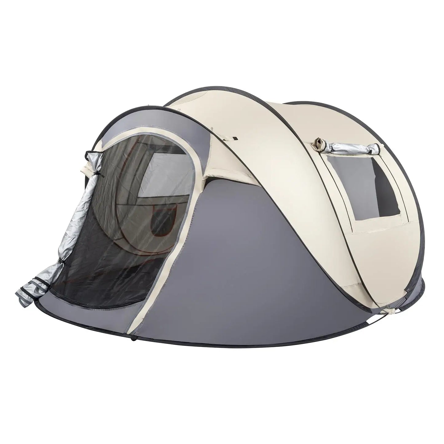 4-Person Pop-Up for camping Tent - Quick Setup for Outdoor Adventures, Hiking, Fishing, Beach & More