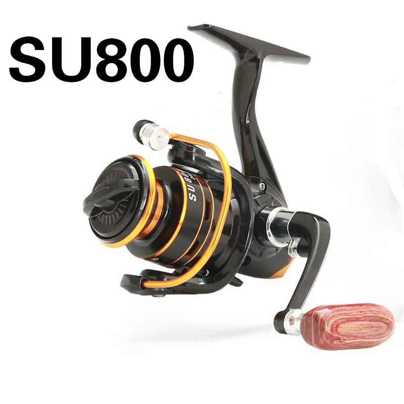 800 series Small Spinning Fishing Reel Metal Coil 5KG Max Drag Ice Lure Saltwater Freshwater Small Fishing Wheel