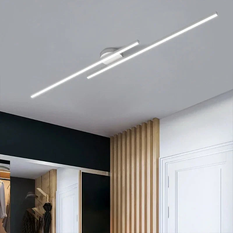 Modern LED Ceiling Light Black Gold 60/80cm celing Lamps For Living Room Entryway Bedroom Restaurant Indoor Decor Lighting