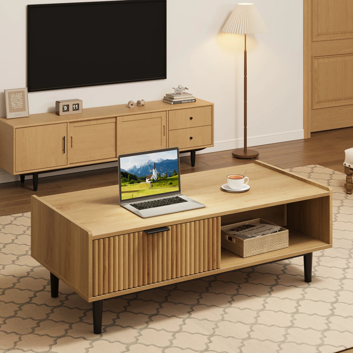Modern Folding Coffe Table Dressers Sofas Japanese Wooden Coffee Table Luxury Designer Mesa Auxiliar Lounge Suites Furniture