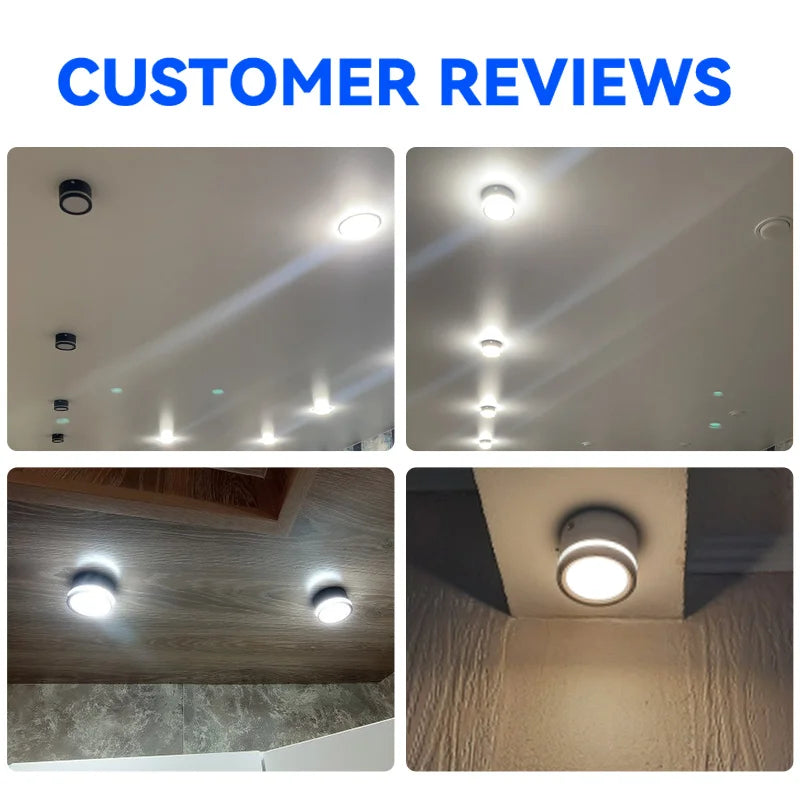 Downlight Led Ceiling Spot Led Lights Fixture for Living Room Home Decor Bedroom Kitchen Celing Lamp Surface mounted Down Light
