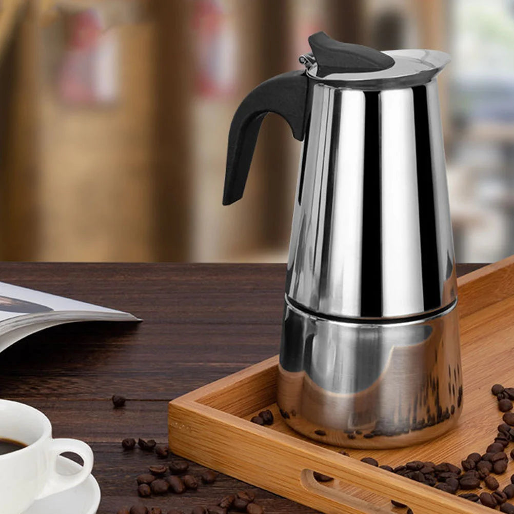Espresso Machine Coffee Pot Kitchen Supply European Style 300ML Maker Holder Office