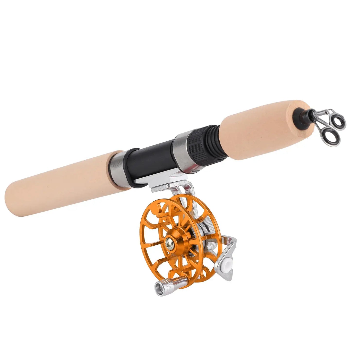 Telescopic Fishing Rod Set 60cm/66cm with Reel - Outdoor  Fishing Kit & Tackle for Winter Adventures