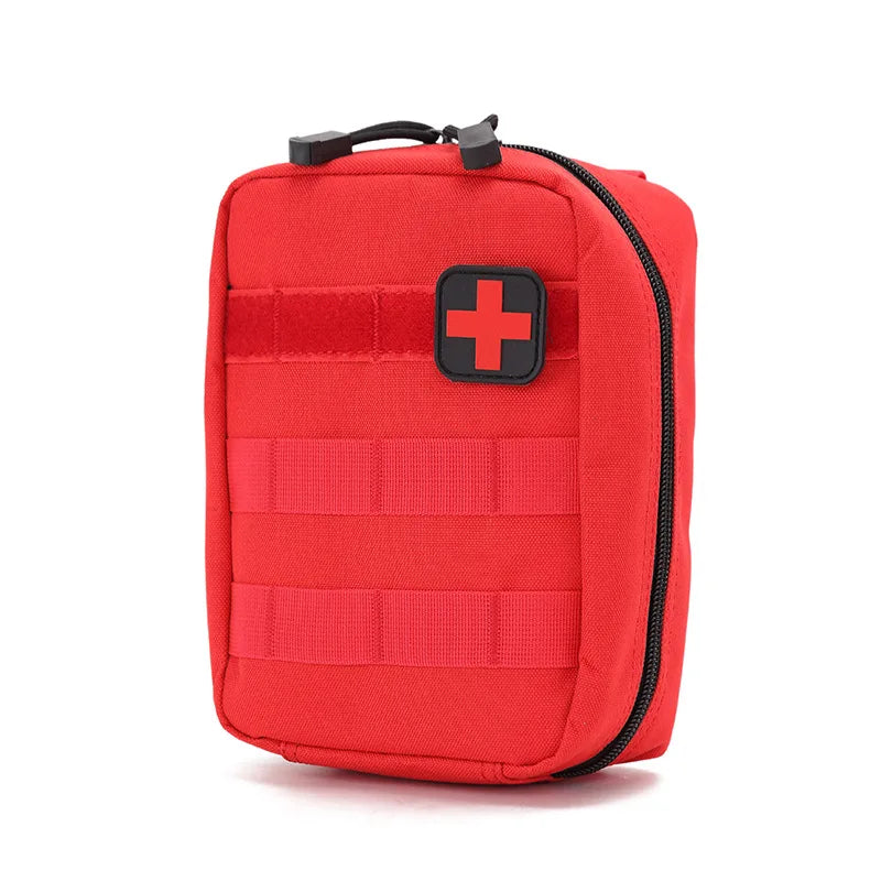 Portable Tactical First Aid Kit Medical Bag for Hiking Travel Home Emergency Treatment Case Survival Tools EDC Pouch