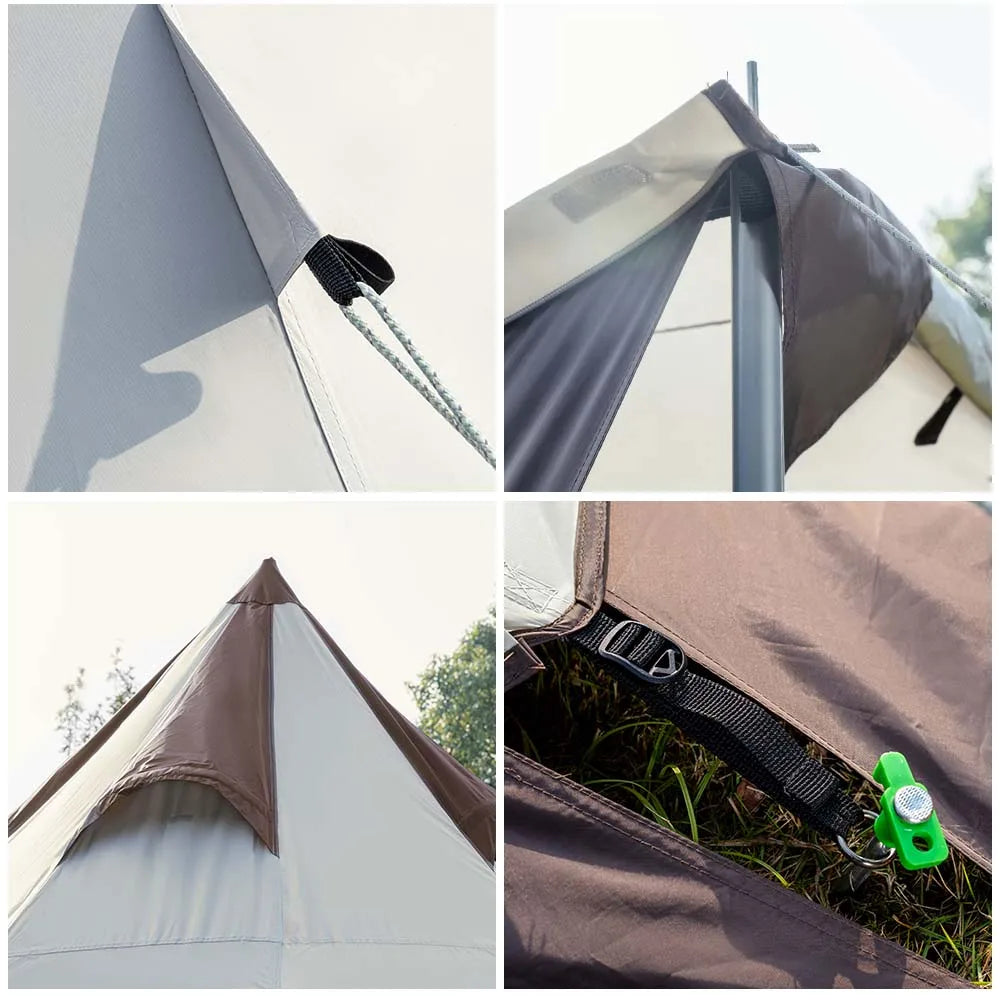 MOBI GARDEN camping tent pyramid shelter Forest Tower 230 waterproof windproof Fender can be installed