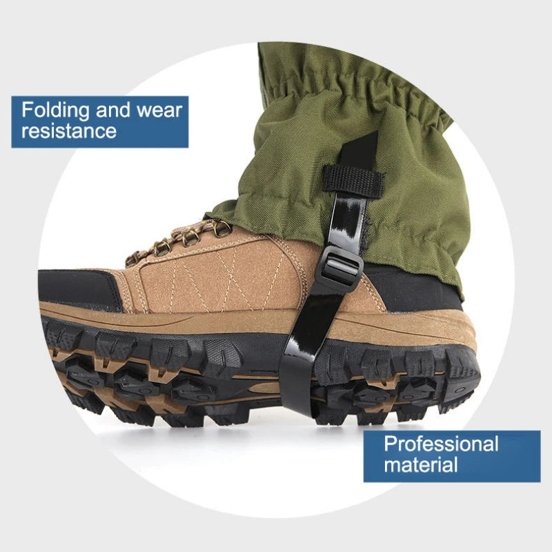 Outdoor Waterproof Legging Gaiters Climbing Hiking Snow Gaiters Boots Sleeve Ski Legging Cover Winter Hunting Leg Warmers Covers