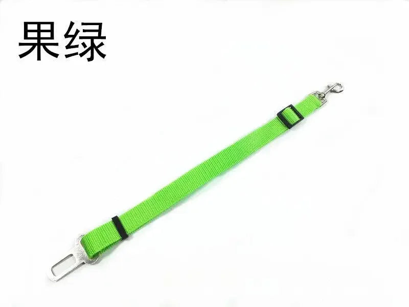 Adjustable Cat and Dog Car Seat Belt Pet Seat Vehicle Harness Lead Clip Safety Lever Traction Dog Collars Accessoires