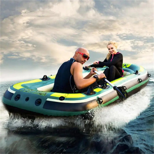 Inflatable Fishing Boat Sport Kayak Model Canoe Pvc Dinghy Raft Seat  Adults Inflatable Boats Portable Fishing Boat