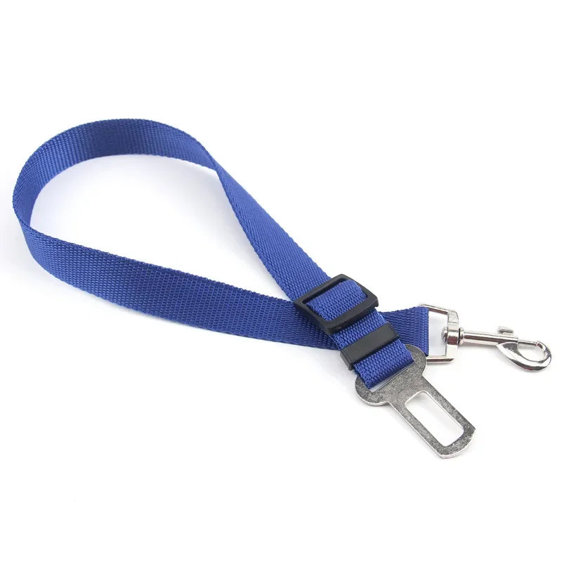 Adjustable Cat and Dog Car Seat Belt Pet Seat Vehicle Harness Lead Clip Safety Lever Traction Dog Collars Accessoires