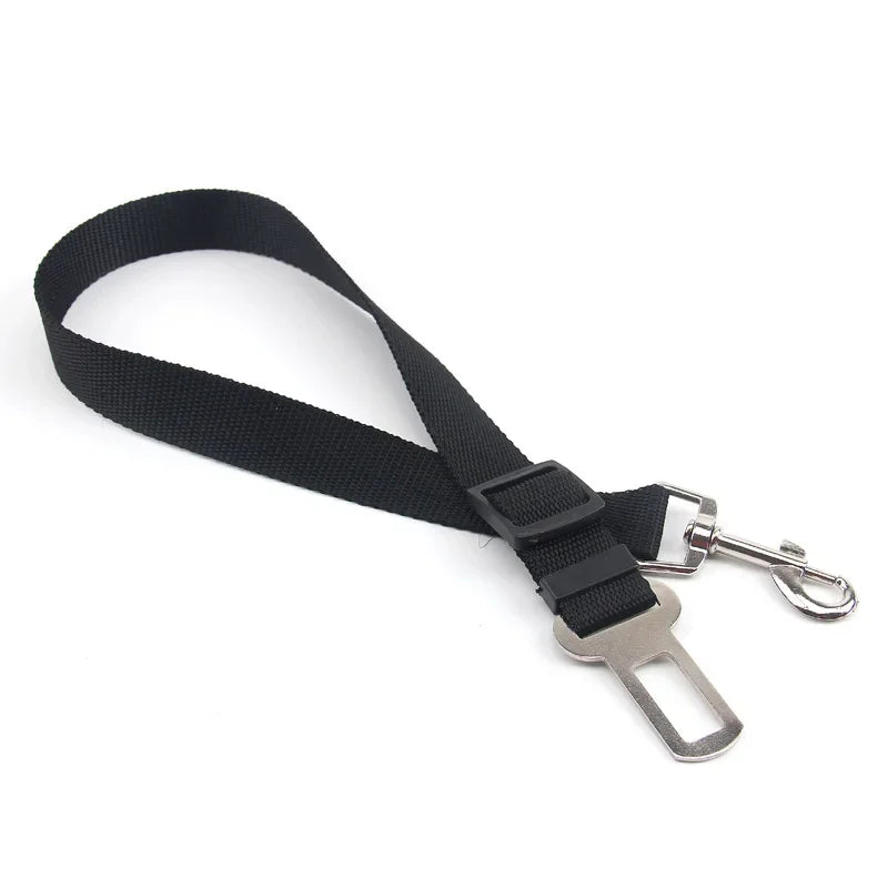 Adjustable Cat and Dog Car Seat Belt Pet Seat Vehicle Harness Lead Clip Safety Lever Traction Dog Collars Accessoires