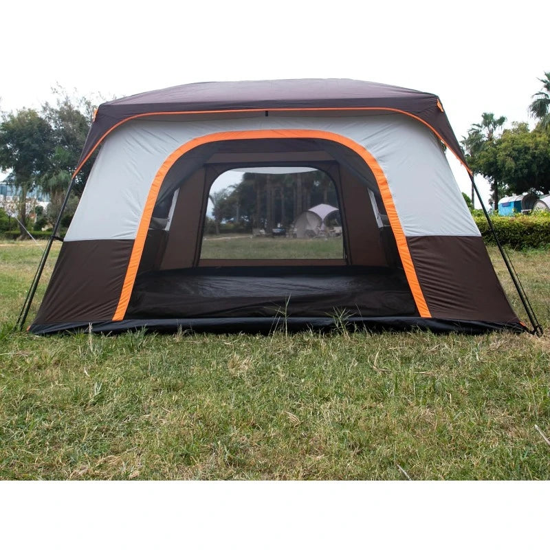 Hot Selling Extra Large Tent Family Cabin Tent 2 Rooms 3 Doors and 3 Windows with Interior Space Is Larger and More Comfortable