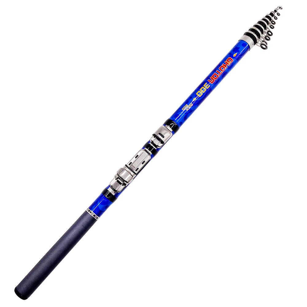 Carbon Fiber 1.5m 1.8m 2.1m 2.4m 2.7m 3m Spinning Fishing Rod Telescopic Rock Rods Surfcasting Pole Professional Fishing Tackle