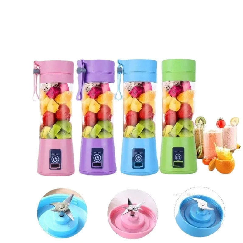 Mini Electric Juicer Household Electric Mini Bottle Home Fruit Milkshake Mixer USB Charging Juicer Machine for Kitchen Blender