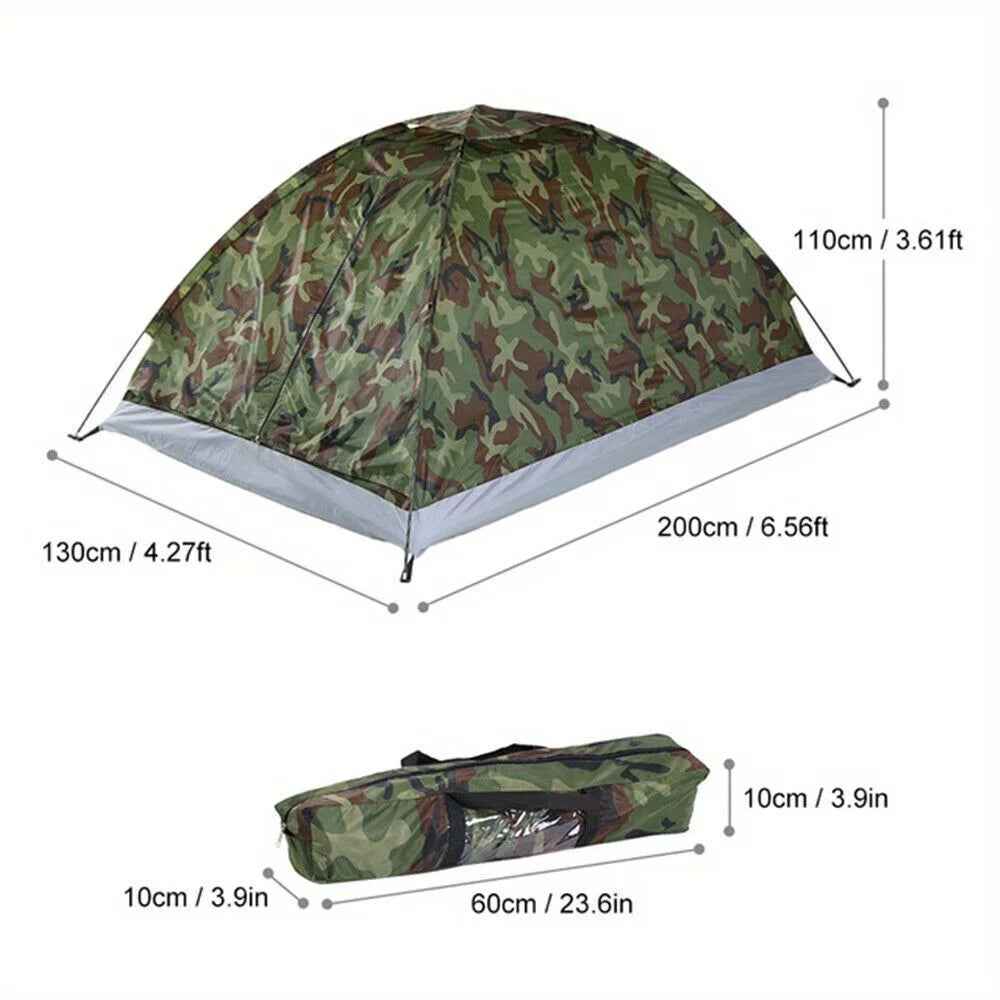 10'x30' Outdoor Camping Dome Tent Lightweight Waterproof Tent For 2-3 Person