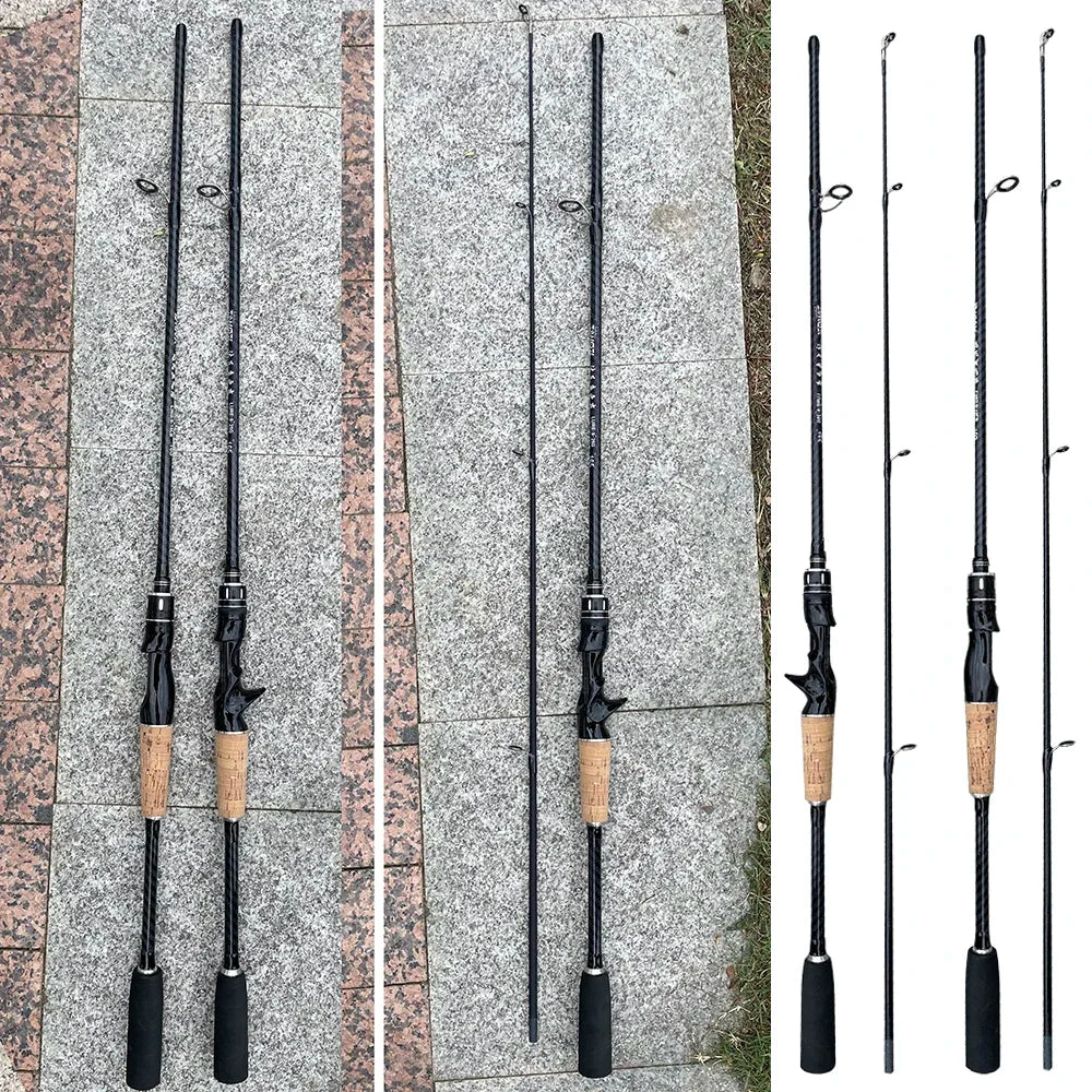 ML Spinning Rod Lure Bait 8-25g Action Fast Ultralight Solid Tip Fishing Casting Rod for Bass Trout Jigging Rod