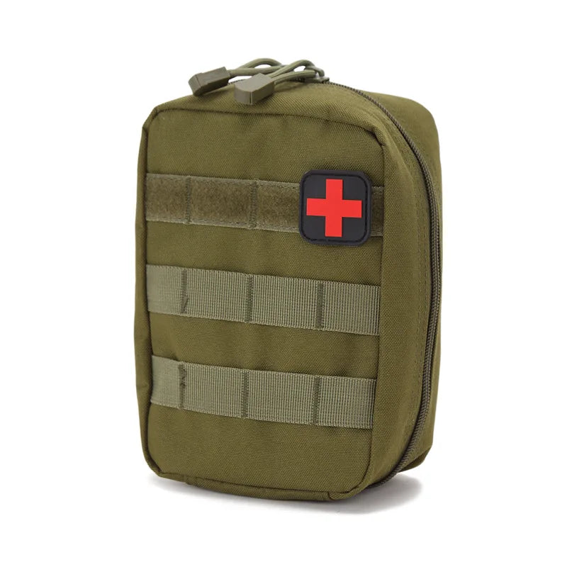 Portable Tactical First Aid Kit Medical Bag for Hiking Travel Home Emergency Treatment Case Survival Tools EDC Pouch