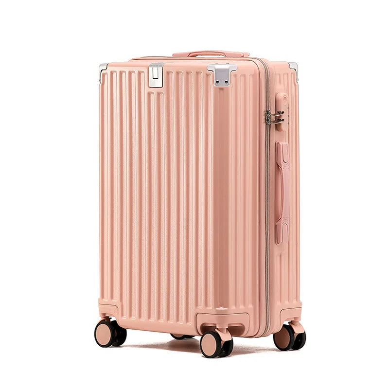 20/22/24/26 Inch Travel Suitcase Rolling Luggage Trolley Case Universal Wheel Carry-on Luggage with Cup holder Boarding Case