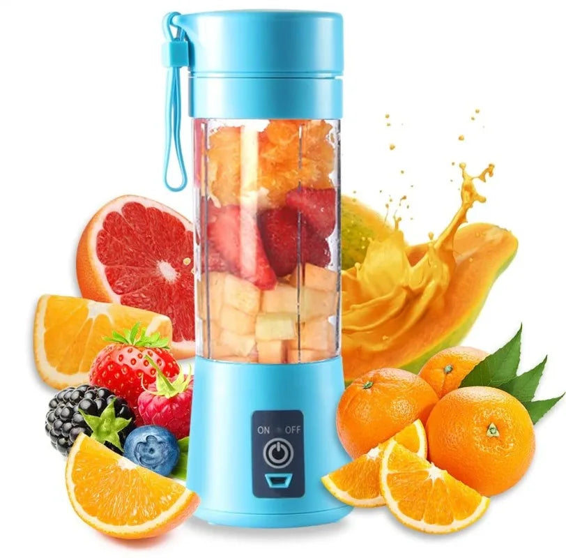 Mini Electric Juicer Household Electric Mini Bottle Home Fruit Milkshake Mixer USB Charging Juicer Machine for Kitchen Blender