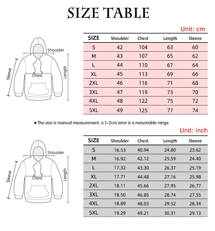 Men's Hoodie Color Block Print Sweatshirts For Men Harajuku Hooded Shirt Pullover Casual Clothes Streetwear Top Men's Clothing
