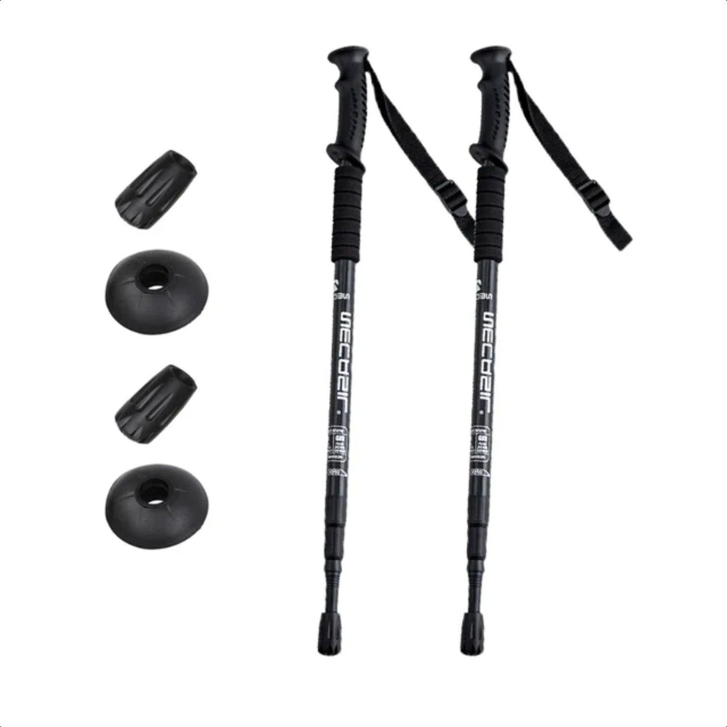 Ultralight, Adjustable, Durable High-quality Nordic Walking Sticks for Adults - NCS-10, Non-slip Trekking Poles Perfect for Hiki