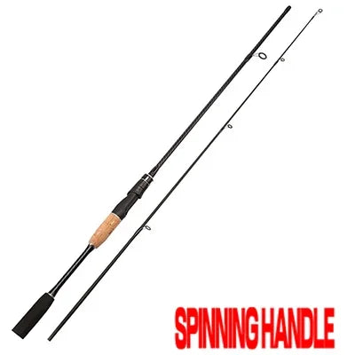 ML Spinning Rod Lure Bait 8-25g Action Fast Ultralight Solid Tip Fishing Casting Rod for Bass Trout Jigging Rod