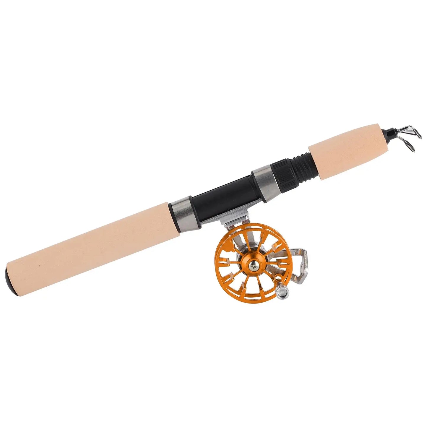 Telescopic Fishing Rod Set 60cm/66cm with Reel - Outdoor  Fishing Kit & Tackle for Winter Adventures