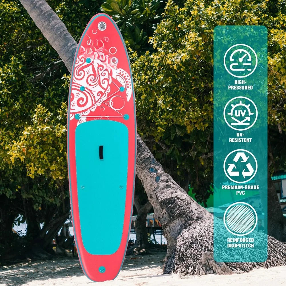 Inflatable Paddle Board Stand Up Paddleboards for Adults SUP with Two Different Configurations of Accessories