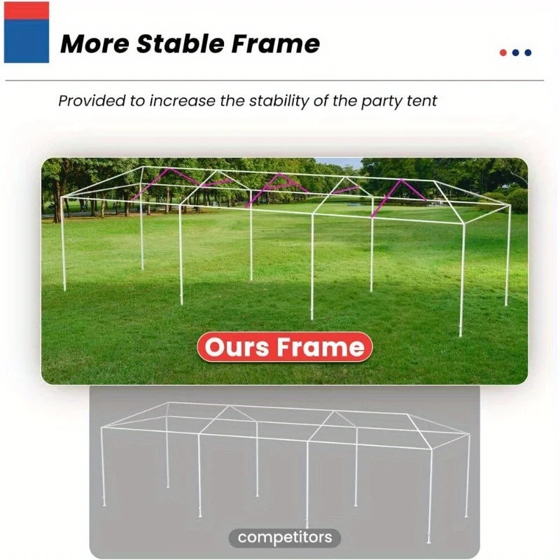 10x30 Party tent Wedding Terrace gazebo Outdoor carshed sunshade
