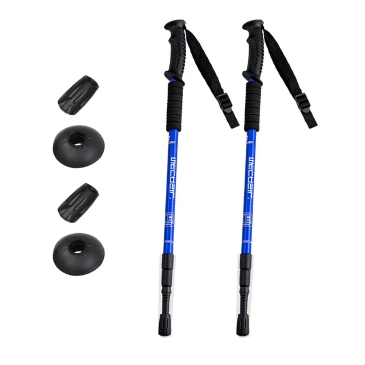 Ultralight, Adjustable, Durable High-quality Nordic Walking Sticks for Adults - NCS-10, Non-slip Trekking Poles Perfect for Hiki