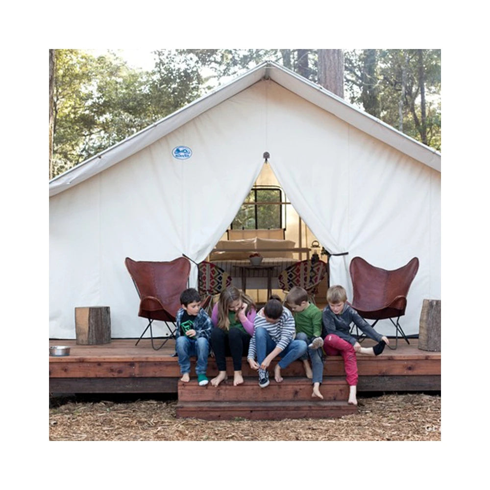 Outdoor Camping With Air Conditioning Villa Safari Luxury Hotel Tent