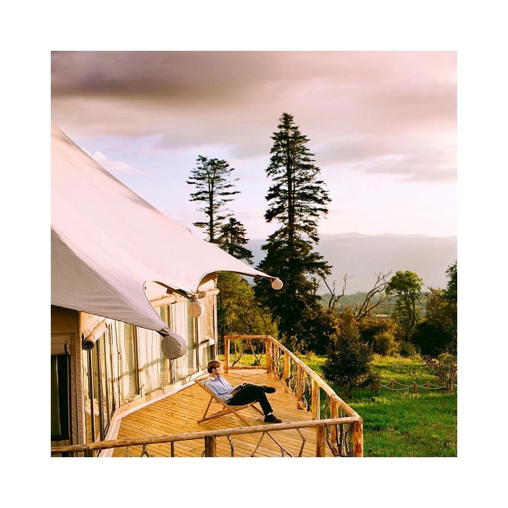 Outdoor Camping With Air Conditioning Villa Safari Luxury Hotel Tent
