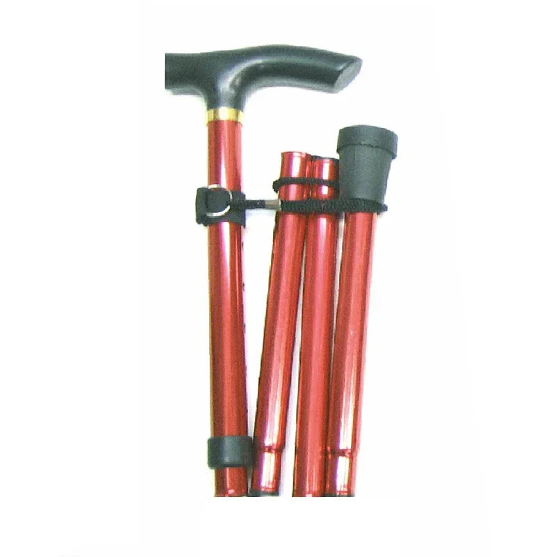 Hiking Camping Mountaineering Poles Walking Stick Telescopic Baton Trekking Poles Folding Cane Crutches Pole Unisex